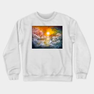 Storm waves Crewneck Sweatshirt